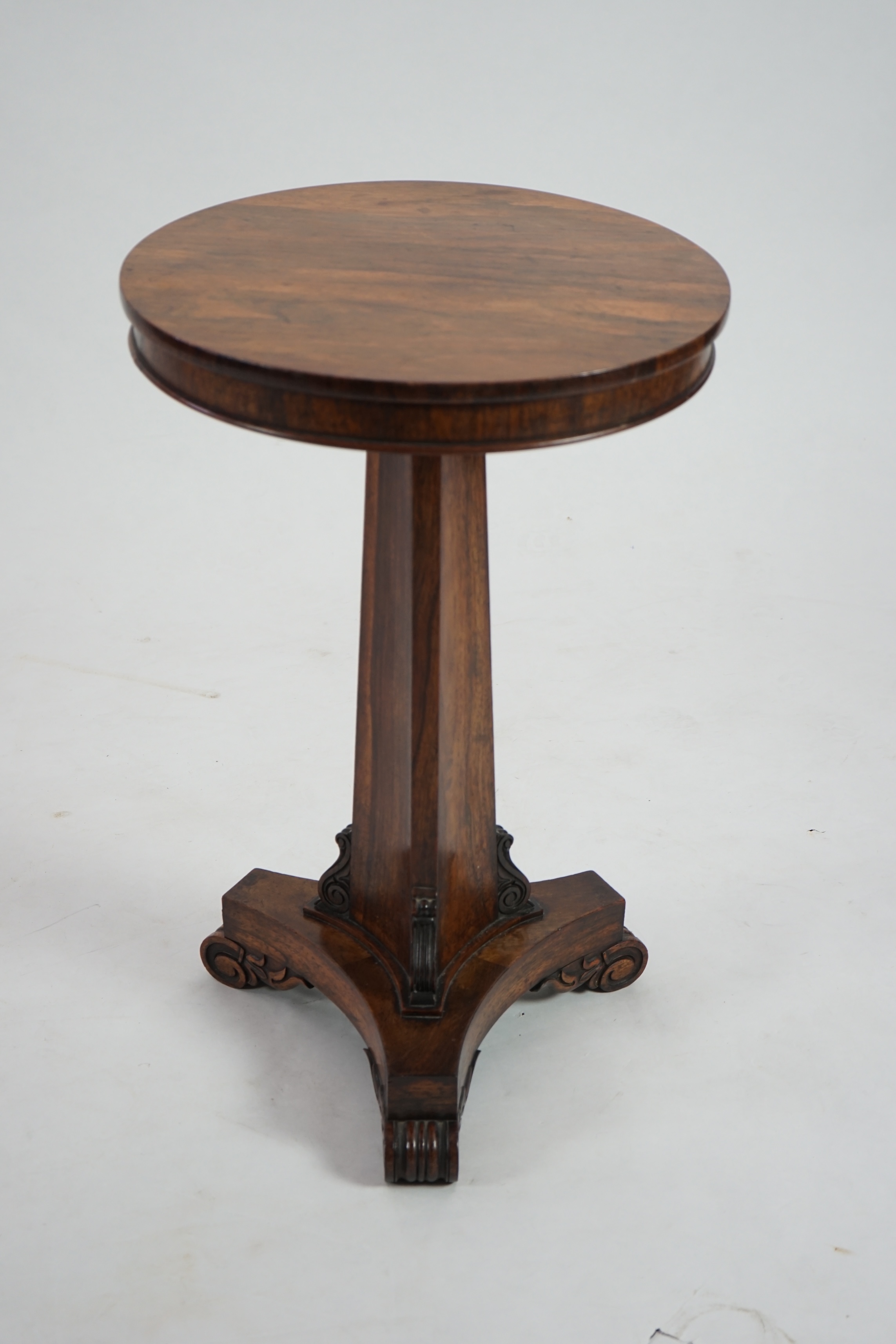 A late Regency rosewood occasional table